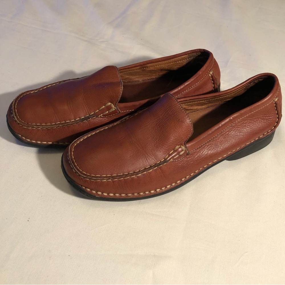 Hush Puppies Burnt Umber Slide-On Loafers
